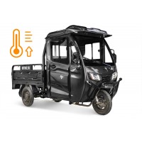 Электротрицикл Rutrike КАРГО Кабина обогрев 1500 60V1000W Черный